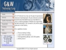 Website Snapshot of G & W TECHNICAL CORP.