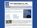 Website Snapshot of HALE BROS., INC.