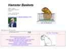 Website Snapshot of HAMSTER BASKETS