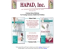 Website Snapshot of HAPAD INC