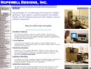Website Snapshot of HOPEWELL DESIGNS, INC.