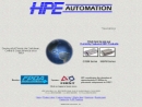 Website Snapshot of HPE AUTOMATION, INC.