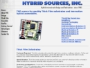 Website Snapshot of HYBRID SOURCES, INC.