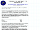 Website Snapshot of INTERSTATE AIRCRAFT CO.