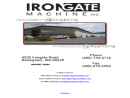 Website Snapshot of IRONGATE MACHINE, INC