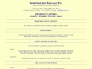 Website Snapshot of INDEPENDENT SEALING CO.