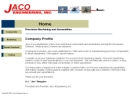 Website Snapshot of JACO ENGINEERING
