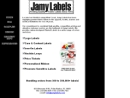 Website Snapshot of JAMY LABELS