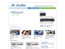 Website Snapshot of J. K. AUDIO, INC.