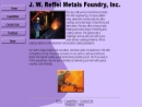 Website Snapshot of J W REFFEL METAL FOUNDRY INC