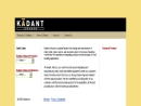 Website Snapshot of KADANT JOHNSON
