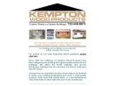 Website Snapshot of KEMPTON WOOD PRODUCTS, LLC