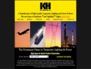 Website Snapshot of K & H INDUSTRIES, INC.