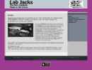 Website Snapshot of LAB JACKS