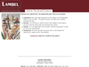 Website Snapshot of LAMBEL CORP.