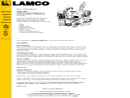 Website Snapshot of LAMCO SLINGS & RIGGING, INC.