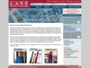 Website Snapshot of LANE PRINTING CO INC