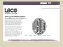 Website Snapshot of LECO TECHNICAL CERAMICS