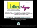 Website Snapshot of LETTERS & LOGOS SIGN CO., INC.