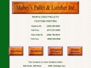 Website Snapshot of MABEY'S PALLET & LUMBER, INC.
