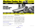 Website Snapshot of MACHINE CENTER, INC.