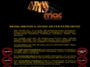 Website Snapshot of MAC METALS, INC.
