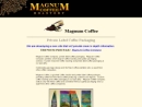 Website Snapshot of MAGNUM COFFEE ROASTERY