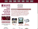 Website Snapshot of MANIX MFG., INC.