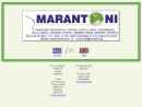 Website Snapshot of MARANTONI