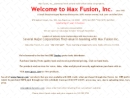 Website Snapshot of MAX FUSION INC
