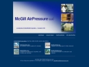 Website Snapshot of MCGILL AIRPRESSURE LLC