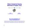 Website Snapshot of MIAMI INDUSTRIAL SEWING MACHINES & SUPPLY CORP