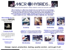 Website Snapshot of MICRO HYBRIDS
