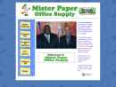Website Snapshot of MISTER PAPER INC