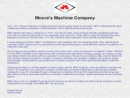Website Snapshot of MOORE'S MACHINE CO., INC.