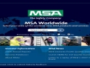 Website Snapshot of MSA INC