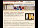 Website Snapshot of MURRAY FABRICS, INC. (H Q)