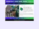 Website Snapshot of PERFECT GAS SDN BHD