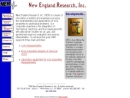 Website Snapshot of NEW ENGLAND RESEARCH, INC.