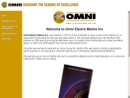 Website Snapshot of OMNI ELECTROMOTIVE, INC.