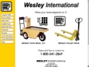 Website Snapshot of WESLEY INTERNATIONAL CORPORATION