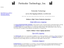 Website Snapshot of PARTICULAR TECHNOLOGY, INC.