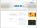 Website Snapshot of PCO AG