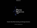 Website Snapshot of PEAK ROBOTICS
