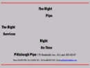 Website Snapshot of PITTSBURGH PIPE & SUPPLY CORP.