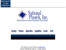 Website Snapshot of NATIONAL PLASTEK, INC.