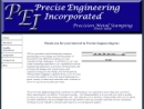 Website Snapshot of PRECISE ENGINEERING INC