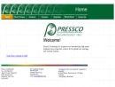 Website Snapshot of PRESSCO TECHNOLOGY, INC.