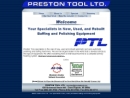 Website Snapshot of PRESTON TOOL LTD.