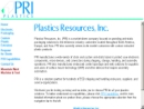 Website Snapshot of PLASTICS RESOURCES, INC.